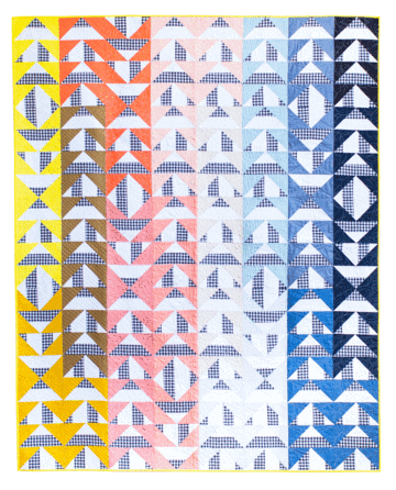 Jawbreaker quilt pattern, then came june, meghan buchanan, flying geese