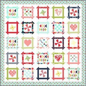 quilt kit for shine on quilt by bonnie & camille