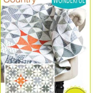 chic country quilt pattern, QCR, quick curve ruler, sew kind of wonderful, curved piecing