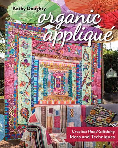 organic appliqué, applique, book, kathy doughty