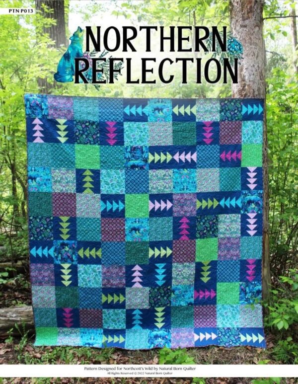 northern reflection quilt pattern by brett lewis