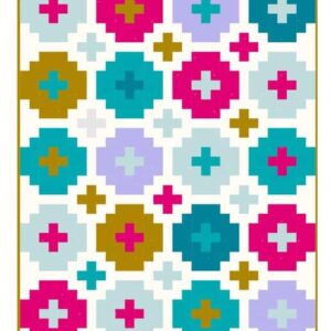 cross tile quilt pattern, emily dennis, quilty love, beginner, fat quarter friendly