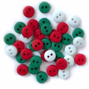 Tiny Christmas Buttons